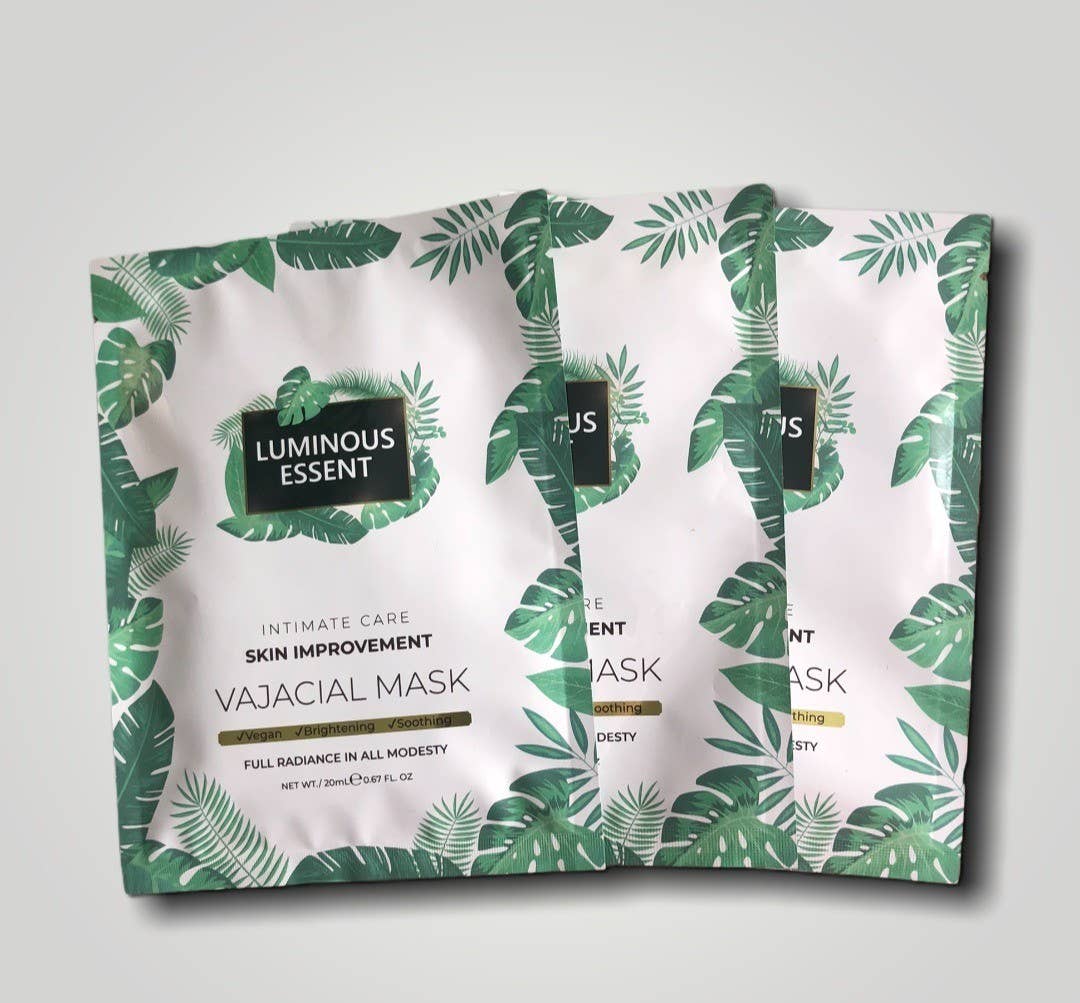 luminous essent - Vendita all'ingrosso Maschera viso - Maschera in foglio Vajacial 15 pezzi per la cura della zona intima1