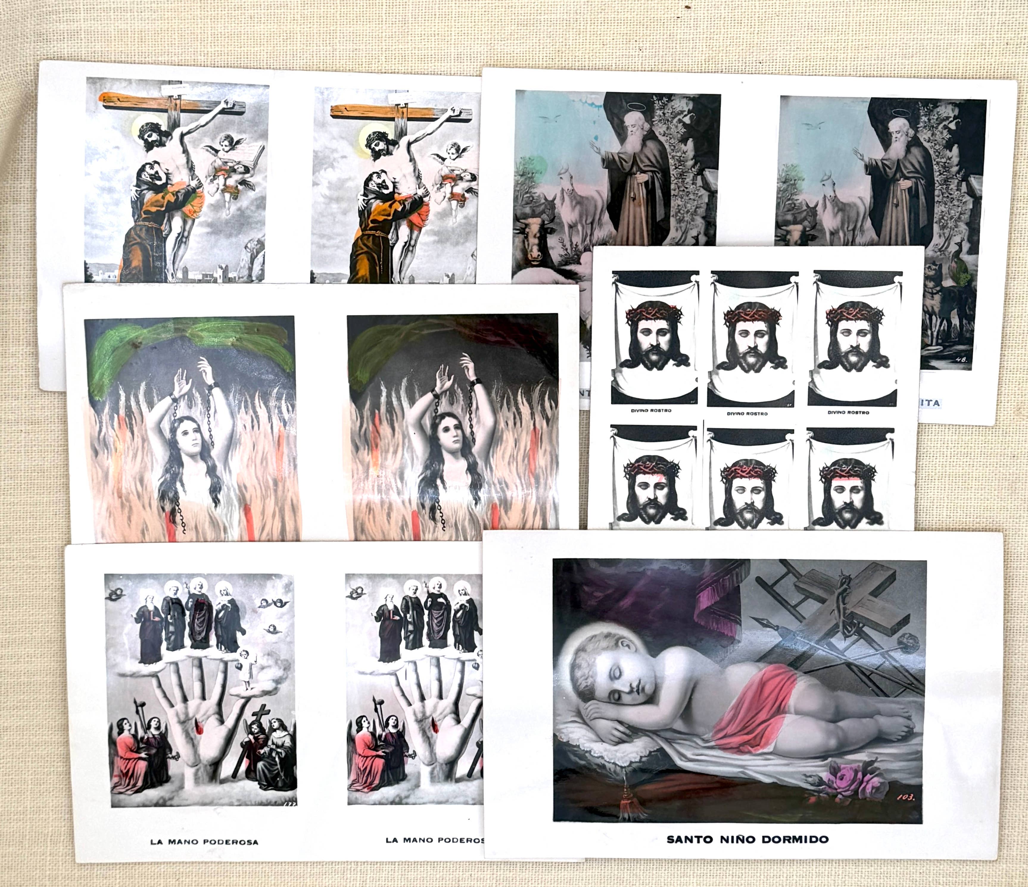 Tesoros Trading Company - Wholesale Religious Card - 100 Assorted Saint Cards, Mexico- PS1001