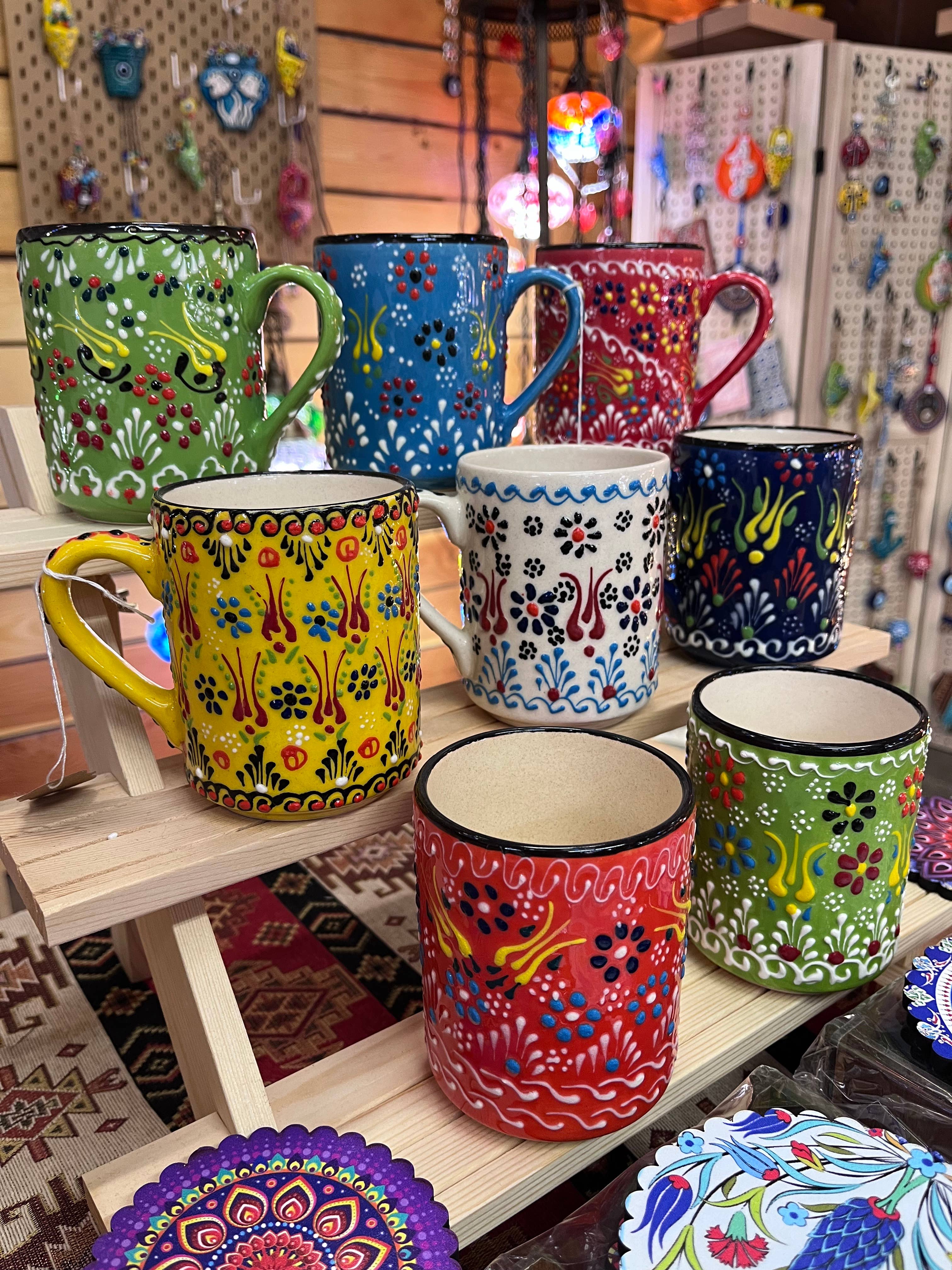 Talavera Florida - Wholesale Coffee Mug - Mexican Talavera Coffee Mugs