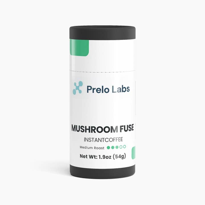 Mushroom Instant Coffee with Lions Mane & Chaga - Focus & Mental Clarity - Functional Adaptogen Coffee - Quick Dissolve for wholesale by Prelo Labs LLC