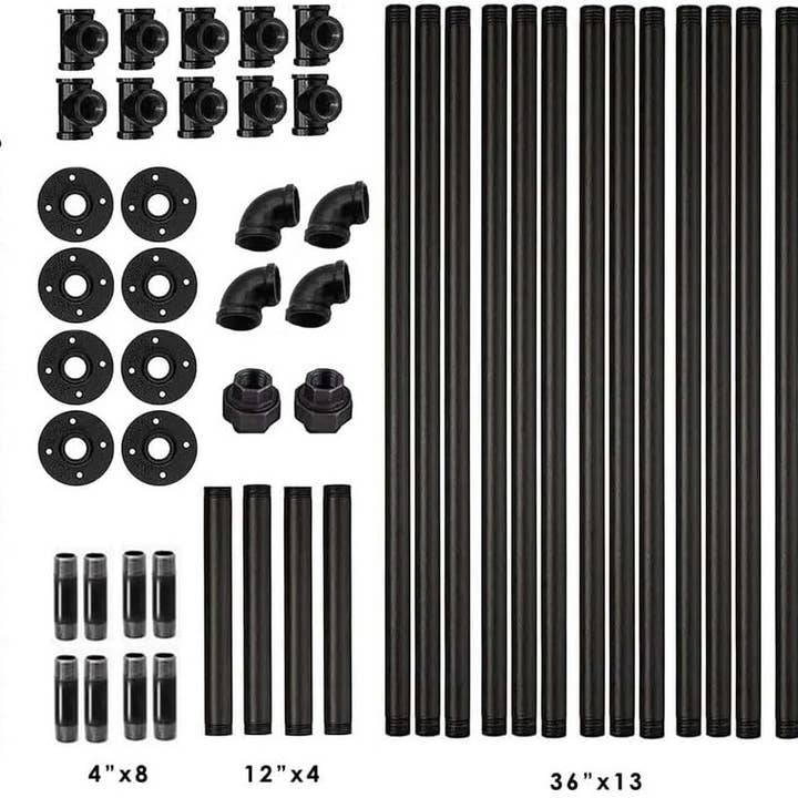 SERENITA - Wholesale Coat Rack - Industrial Pipe Clothing Rack Hanging Rod Wall Mounted 8094