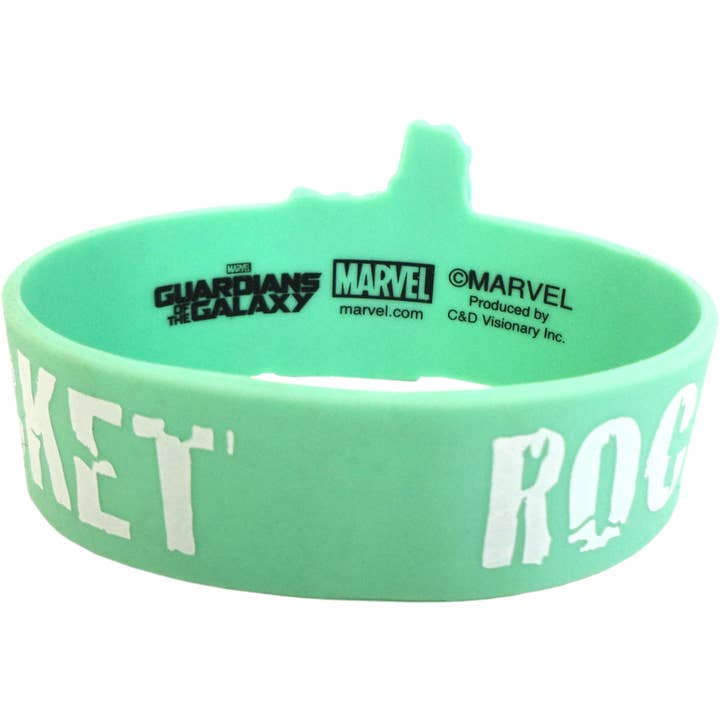 Square Deal Recordings & Supplies - Wholesale Wristband - Wristband - Guardians Of The Galaxy - Rocket On Teal1