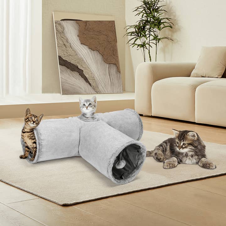 Nobleza - Wholesale Pet Toy - Cat - Nobleza T-Shaped Cat Tunnel WL