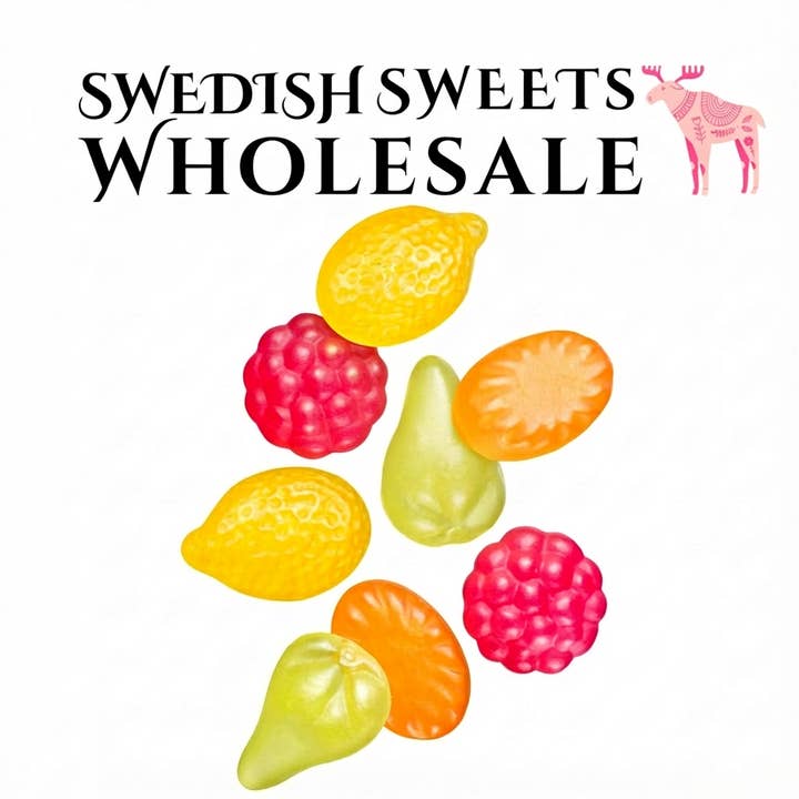 Svensk slik - Tutti Frutti Original 2,2 kg | 4,85 lbs for engroshandel hos Swedish Sweets Wholesale LLC - Swedish Candy