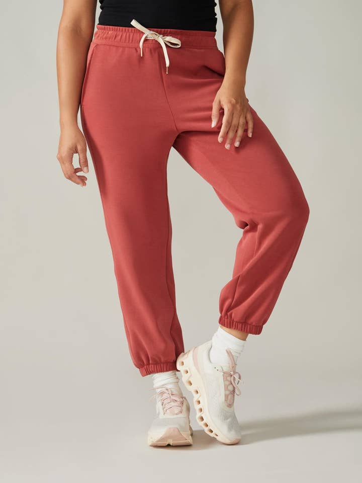 Edelweiss Jogger Pants - Ruby for wholesale by Rose Boreal