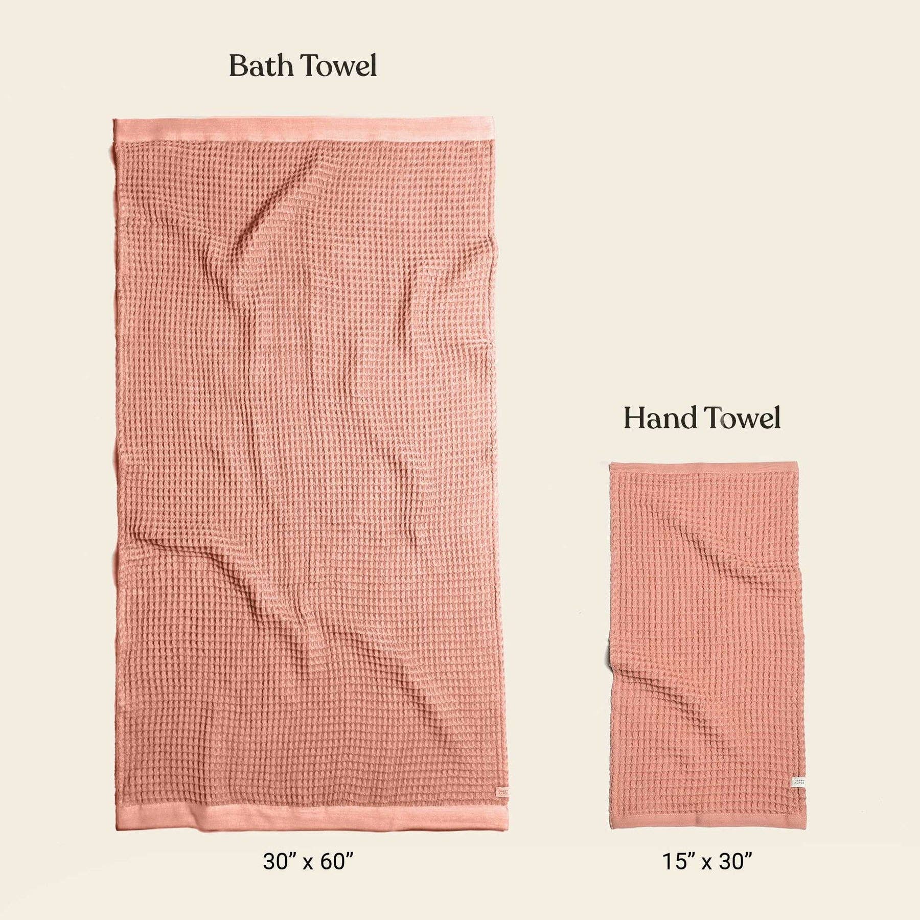 Happy Place Brand - Wholesale Hand Towel - The Weightless Waffle Hand Towel25