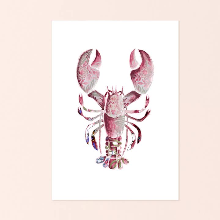 Lobster - Impression murale pour la vente par Josie Shenoy Illustration