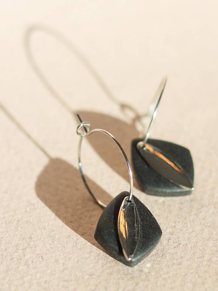 BOUCLES D'OREILLES JULIA//TON ARGENTÉ pour la vente par Studio Choo11