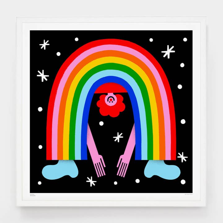 Impression artistique Rainbow Buddy pour la vente par Evermade