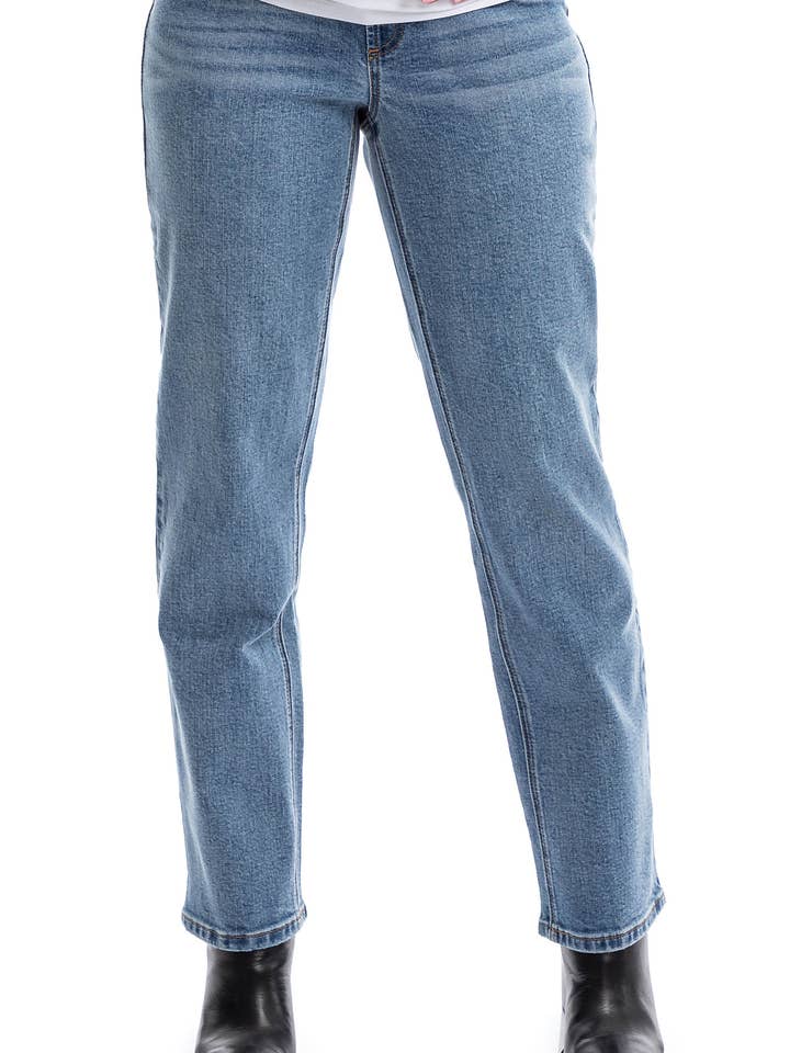 Maternity 30” Straight Leg Jean in Analise for wholesale by 1822 Denim