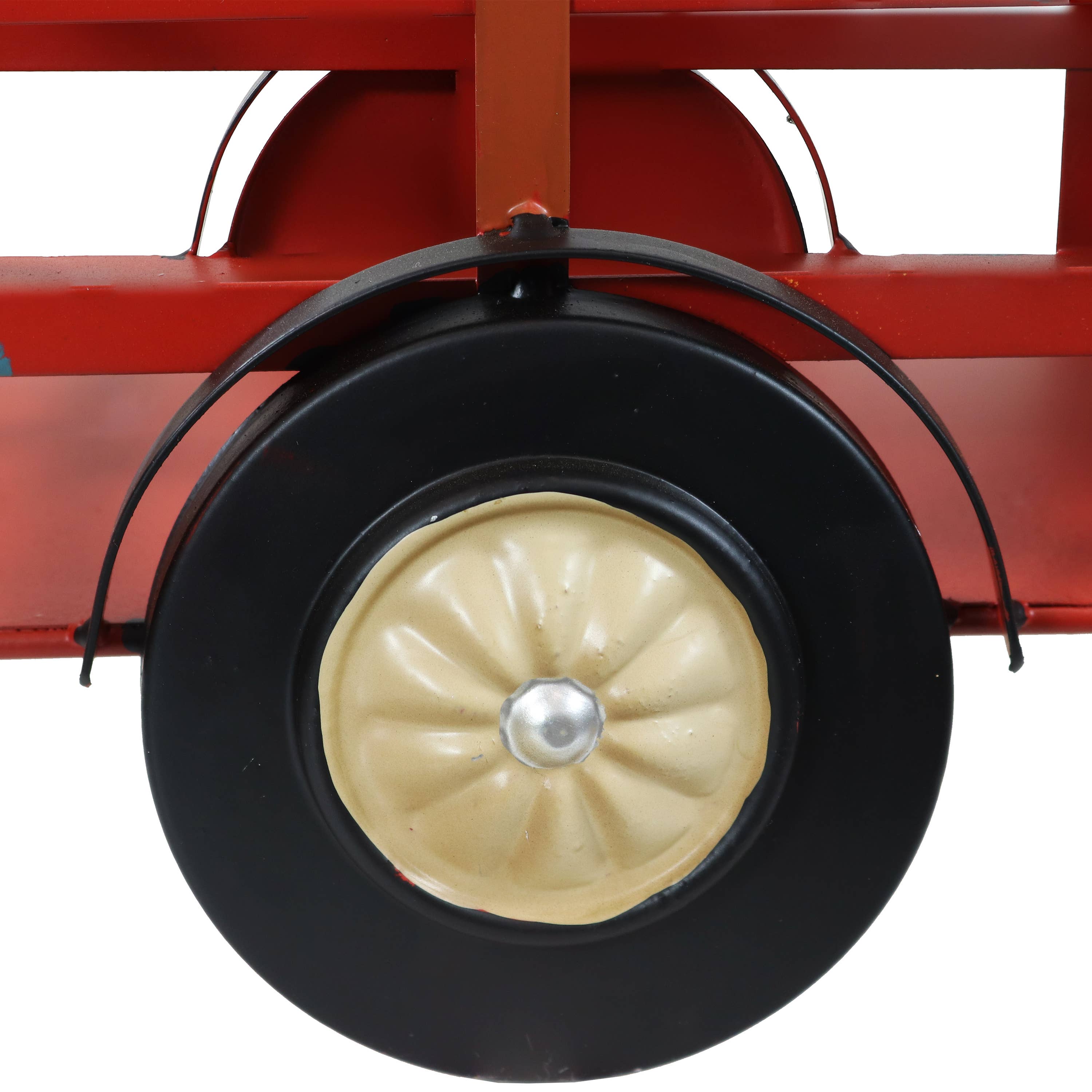 Sunnydaze Decor - Wholesale Wine Rack - Iron Sheet Rustic Red Truck Convenient Countertop Wine Rack5