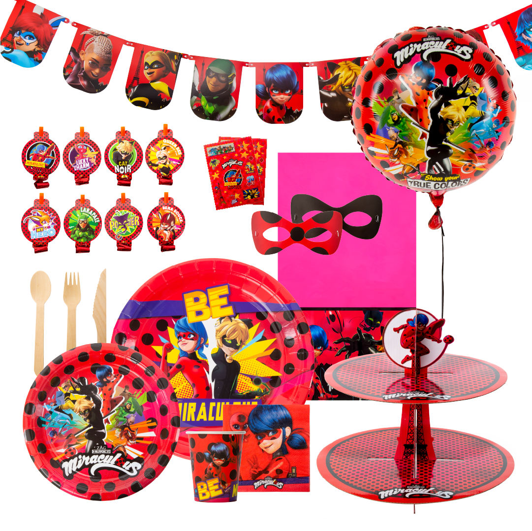 Mighty Mojo Toys - Wholesale Party Favor - Miraculous Ladybug Party in a Box!1