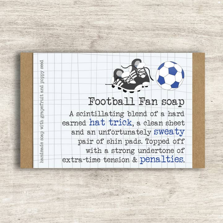 Fotbollsfans Tvål - Humoristisk Tvålpresent för wholesale av Dandelion Stationery