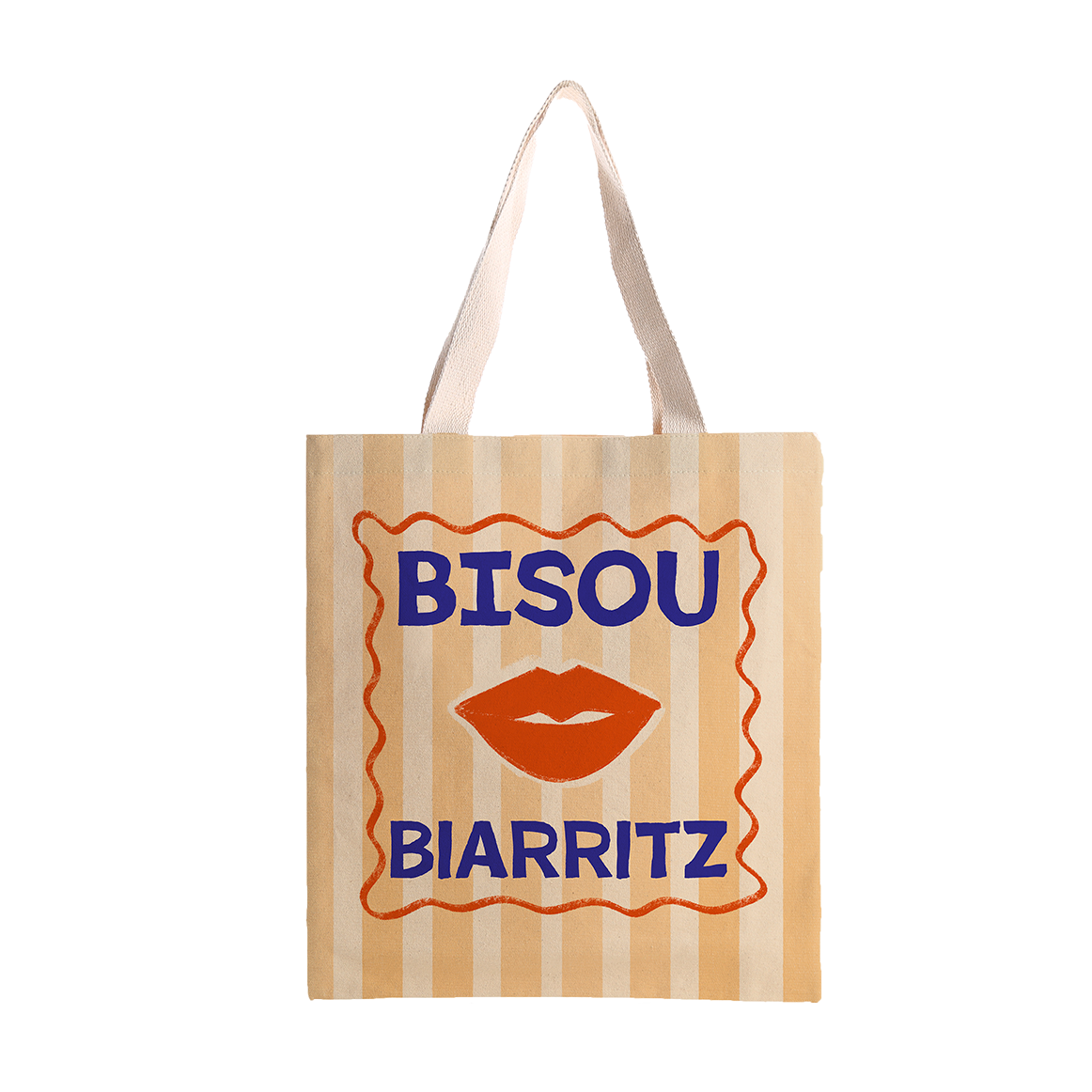 Coast and Valley - Wholesale Tote Bag - Unisex - Customizable "bisou" tote bag 100% cotton0
