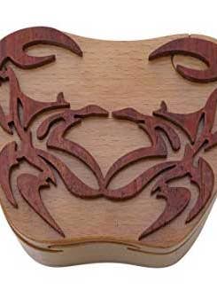 Krabbe træ hemmelige puslespil boks for engroshandel hos jelly roll box