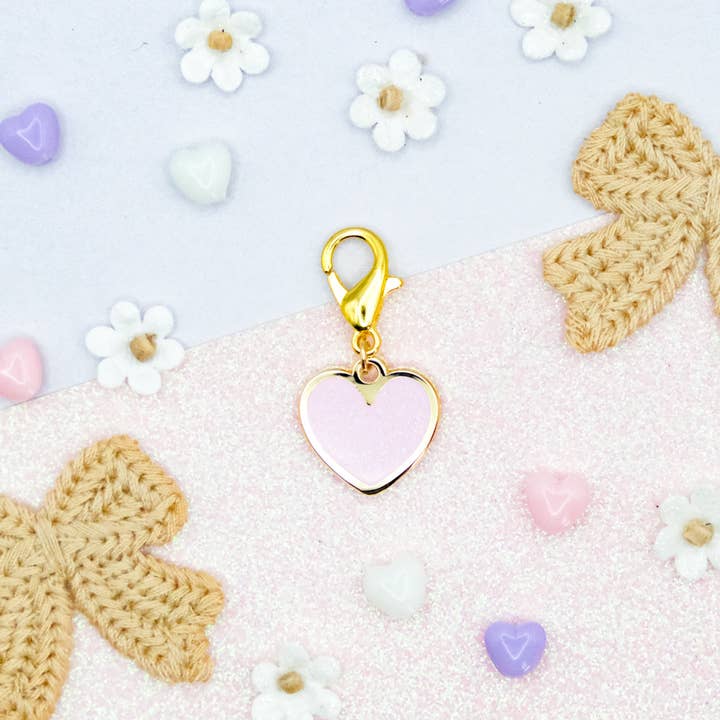 Charme Cœur Rose - Collection Charm-ing for wholesale by Sparkles in the Wild