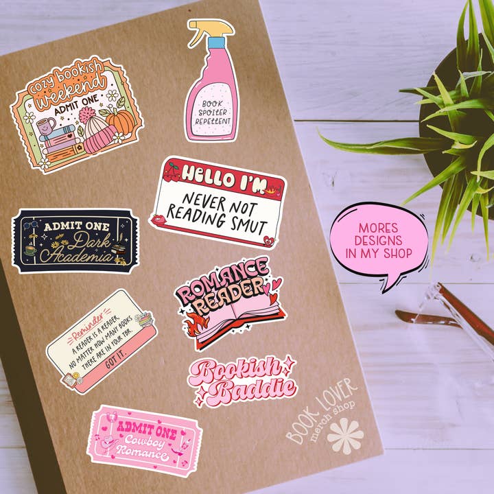 Book Lover Merch Shop - Wholesale Sticker - I'm a Kindle Girlie Stickers / Bookish Stickers / Book Lover