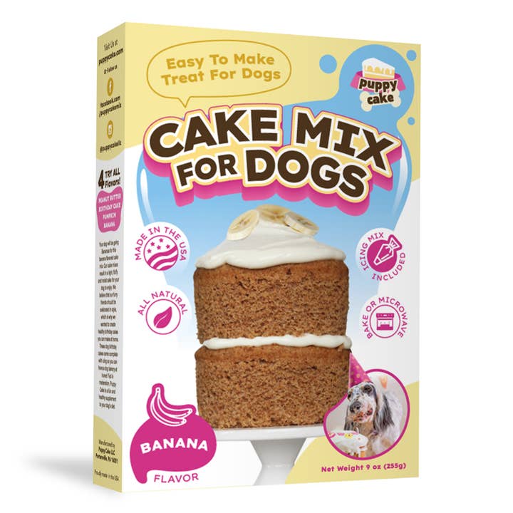 Puppy Cake LLC - Wholesale Pet Treats - Dog - Puppy Cake - Dog Birthday Cake Mixes with Icing