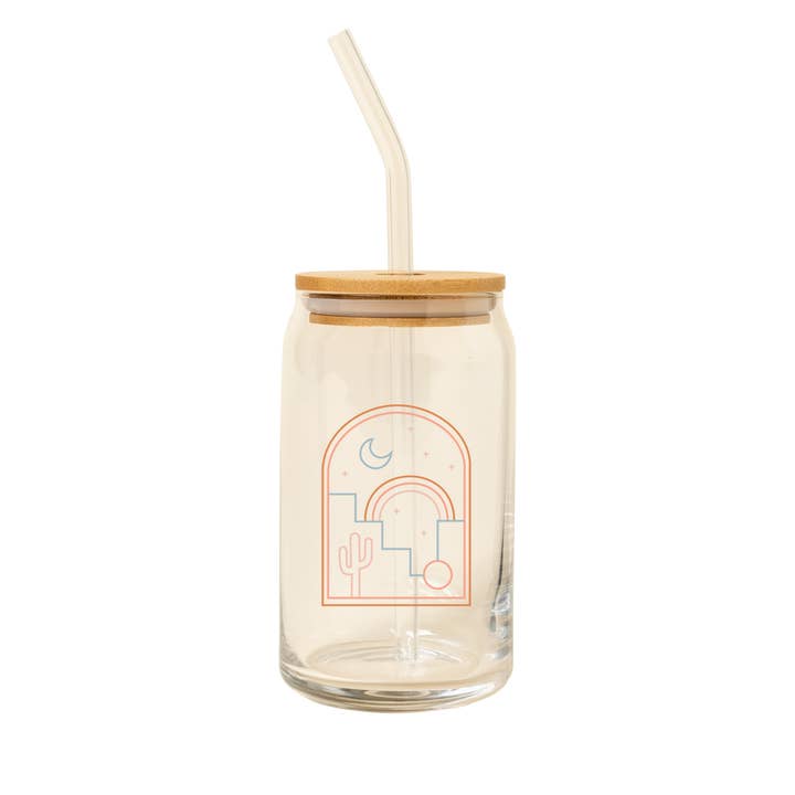 Talking Out of Turn - Wholesale Drinking Glass/Cup - Can Glass w/Lid + Straw (Topsellers!)