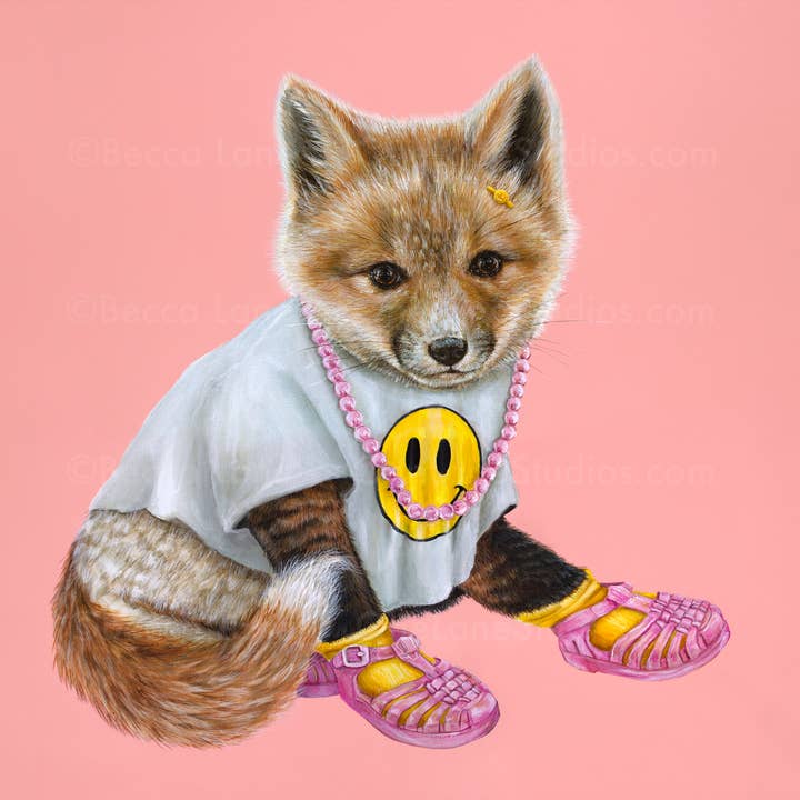 Boo (Fox) Print por atacado de One Lane Studios