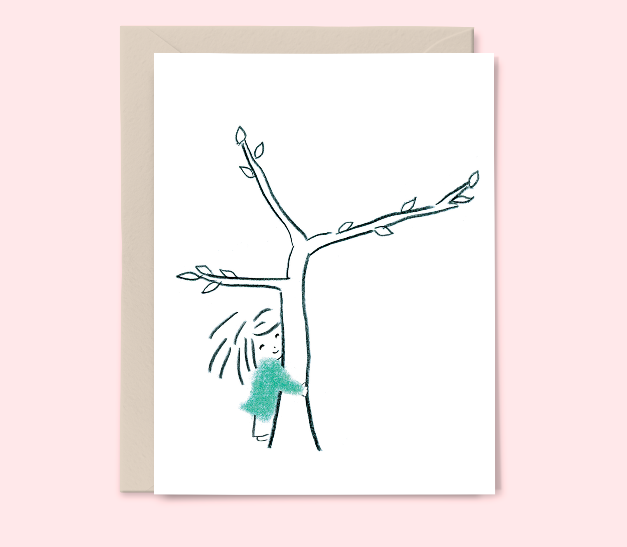Apricity Press - Wholesale Everyday Greeting Card - Tree Hug - from the Toni Yuly series0
