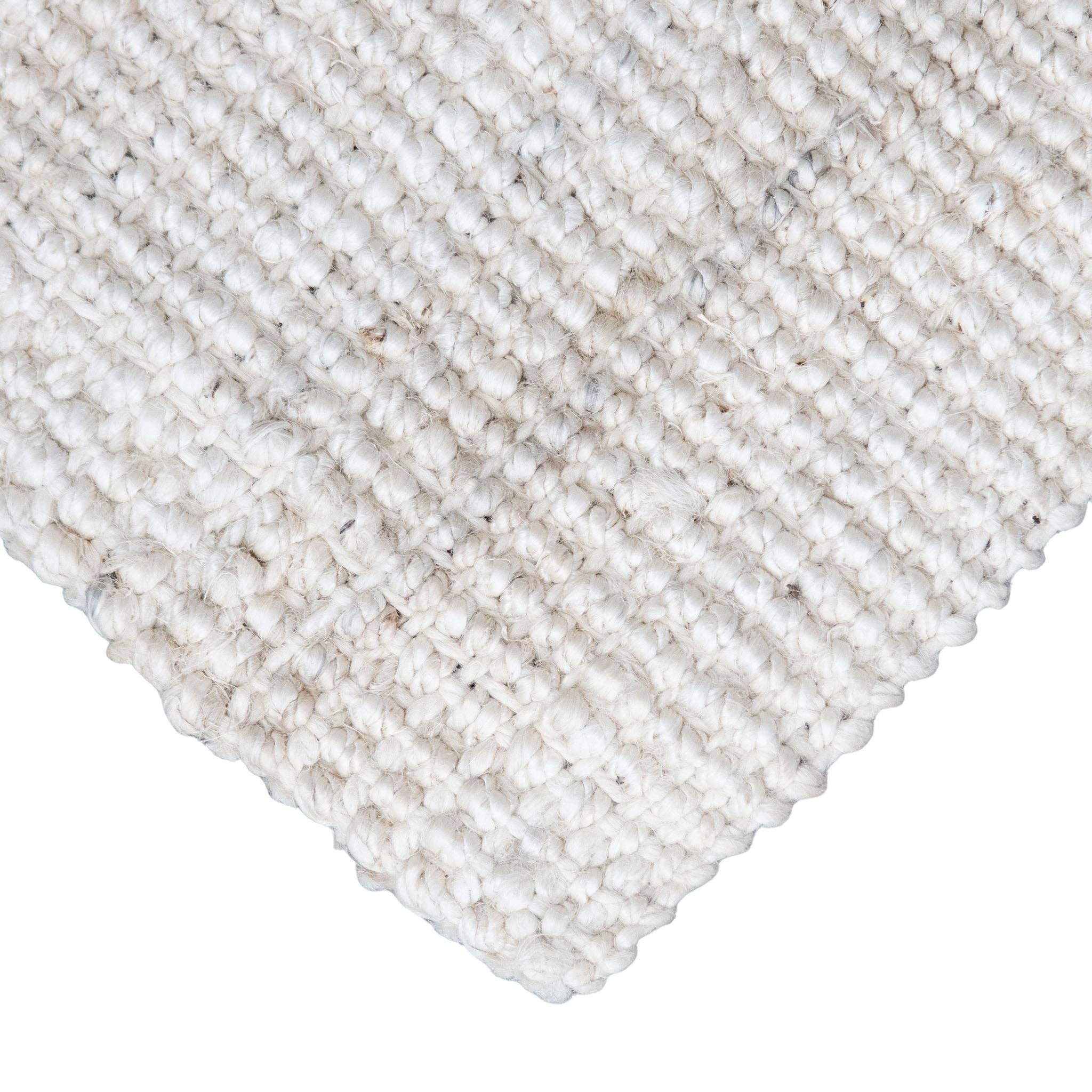 North Avalon - Wholesale Area Rug - Vincent | Whitewashed Chunky Jute Bouclé Rug1
