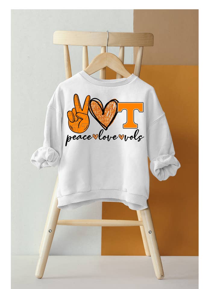 Peace love vols børnetrøje for engroshandel hos Tiny trendz teez