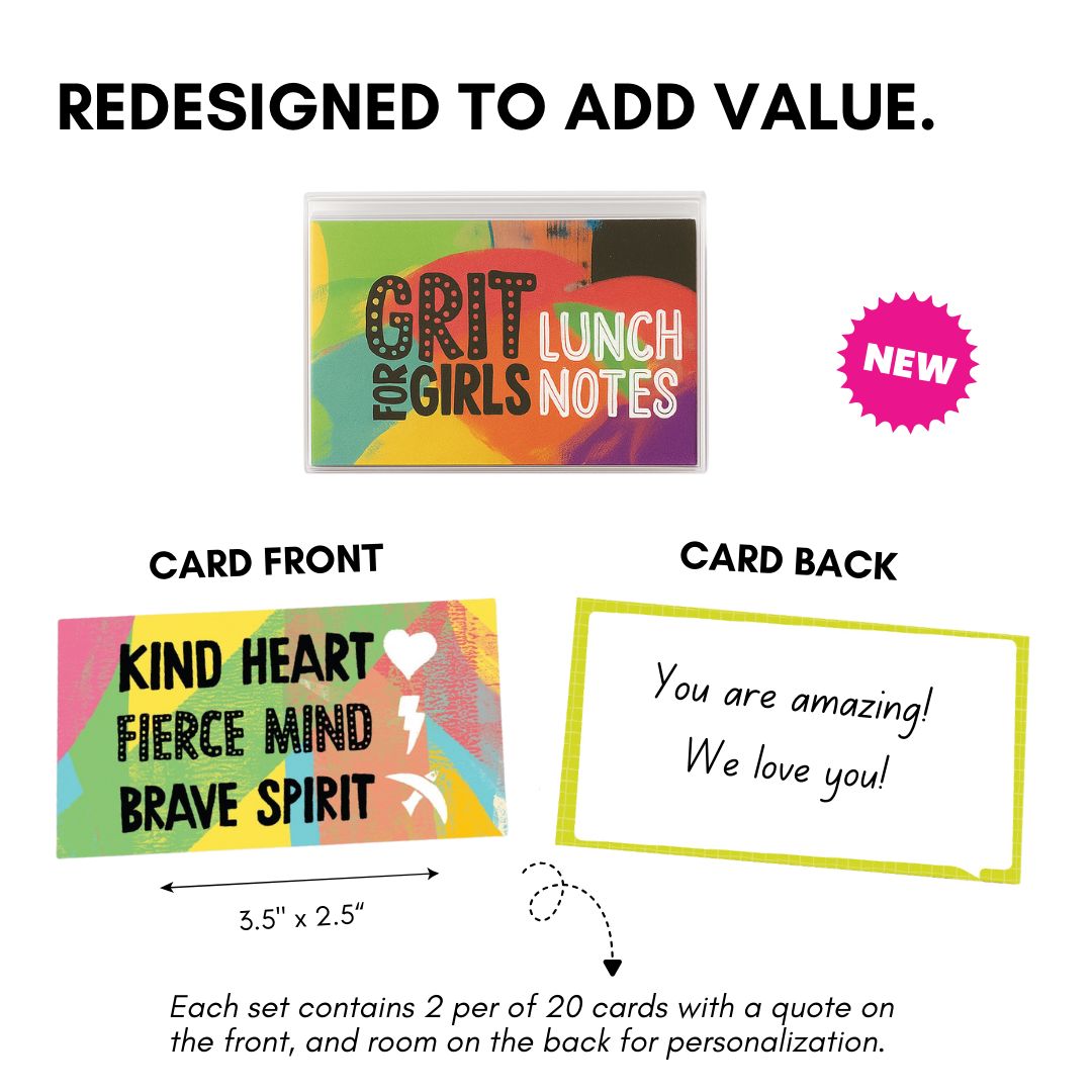 Papersalt - Wholesale Stationery/Notecard Set - Grit for Girls & Young Women - Motivational Notecard Set 3