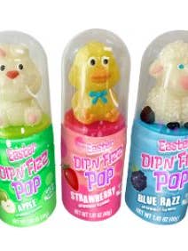 Ostern-Alberts Dip N Fizz Pops 1,41oz (40g x12 Einheiten) für den Großhandel von iSweet.ca