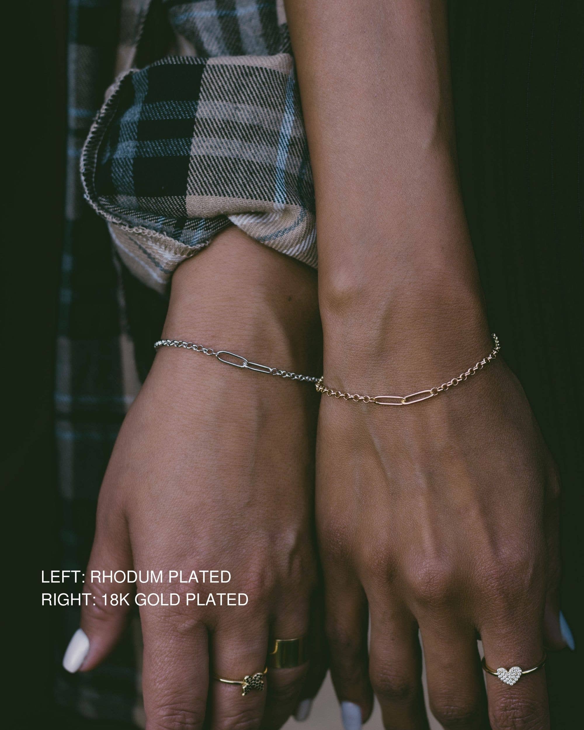 Everly Made - Vendita all'ingrosso Bracciali a catena e a maglie - Braccialetto collegato • Aunt5