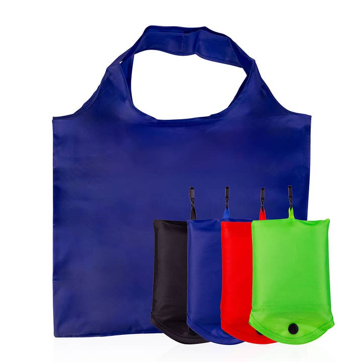 Sammenklappelig indkøbspose, størrelse: 45 x 62 cm, 4-farvet sorteret for engroshandel hos Accentra