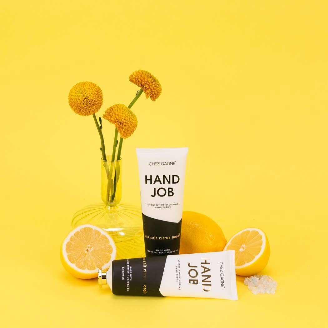 Chez Gagné - Wholesale Hand Cream/Lotion - Hand Job - Sea Salt, Citrus + Neroli - Clean + Vegan Hand Crème - 3.4oz1