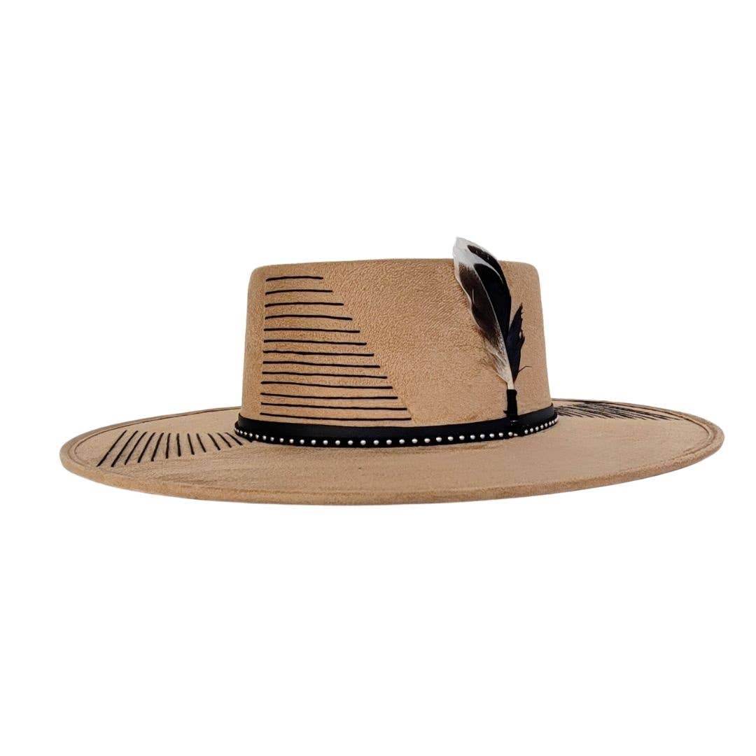 Kade Telescope Crown Hat - Camel for wholesale on Faire2