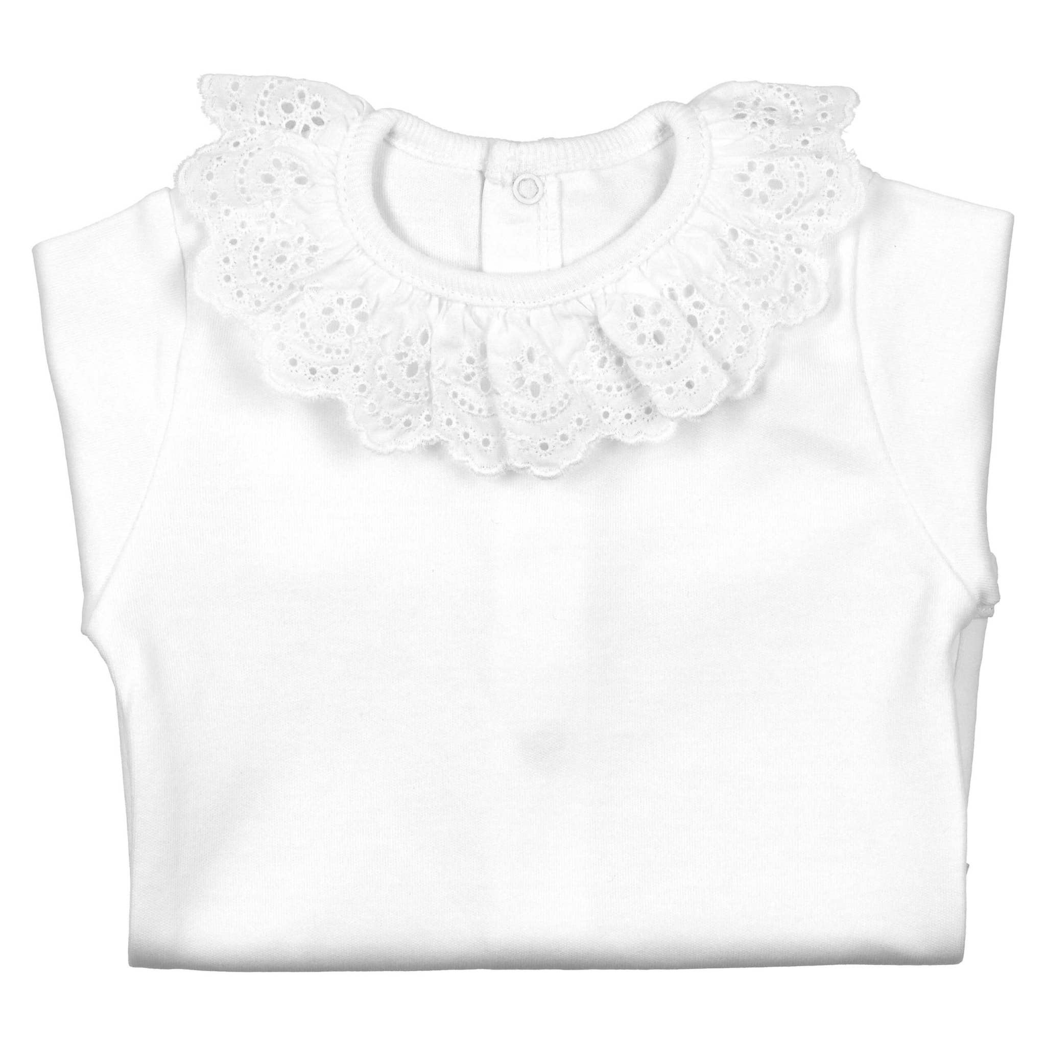 Bean Baby Clothes - Vente Body (sans pieds) – bébé - Body bébé en coton avec col brodé en anglais1