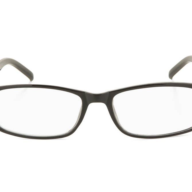 Jordan Rectangular Glasses - Black for wholesale by Retropeepers Ltd