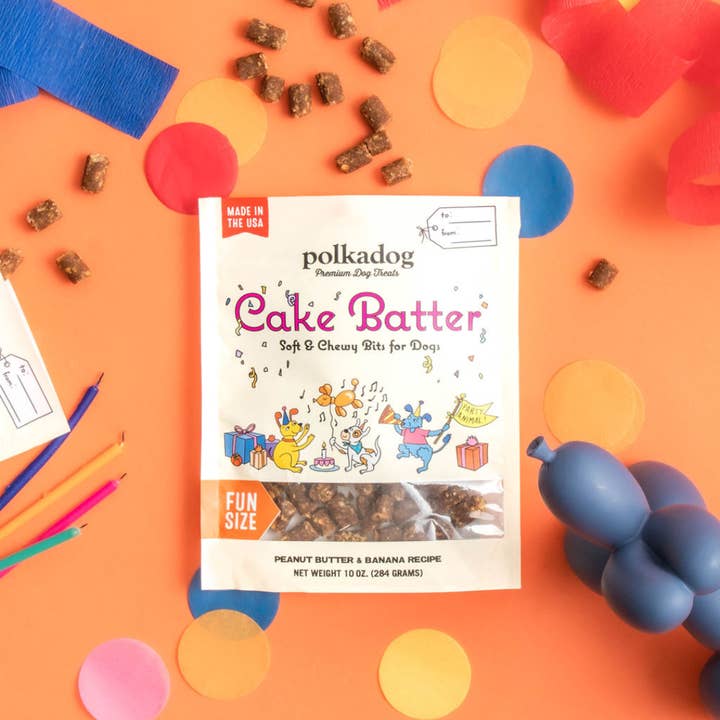 Polkadog - Vente Friandises – chien - Pâte à gâteau, beurre de cacahuète et banane - 10 oz - Friandises pour chiens4