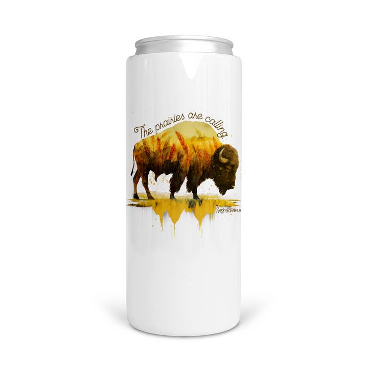 Prairies Are Calling | Tall Boy Beer Koozie | SK Can Cooler for wholesale by DIYxe