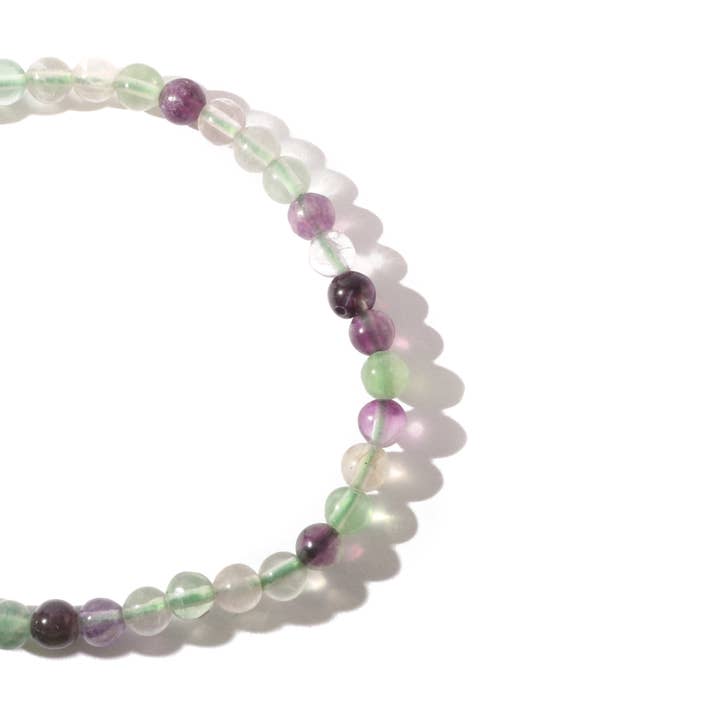 Stonebridge Imports - Wholesale Beaded Bracelet - Fluorite Bead Bracelet