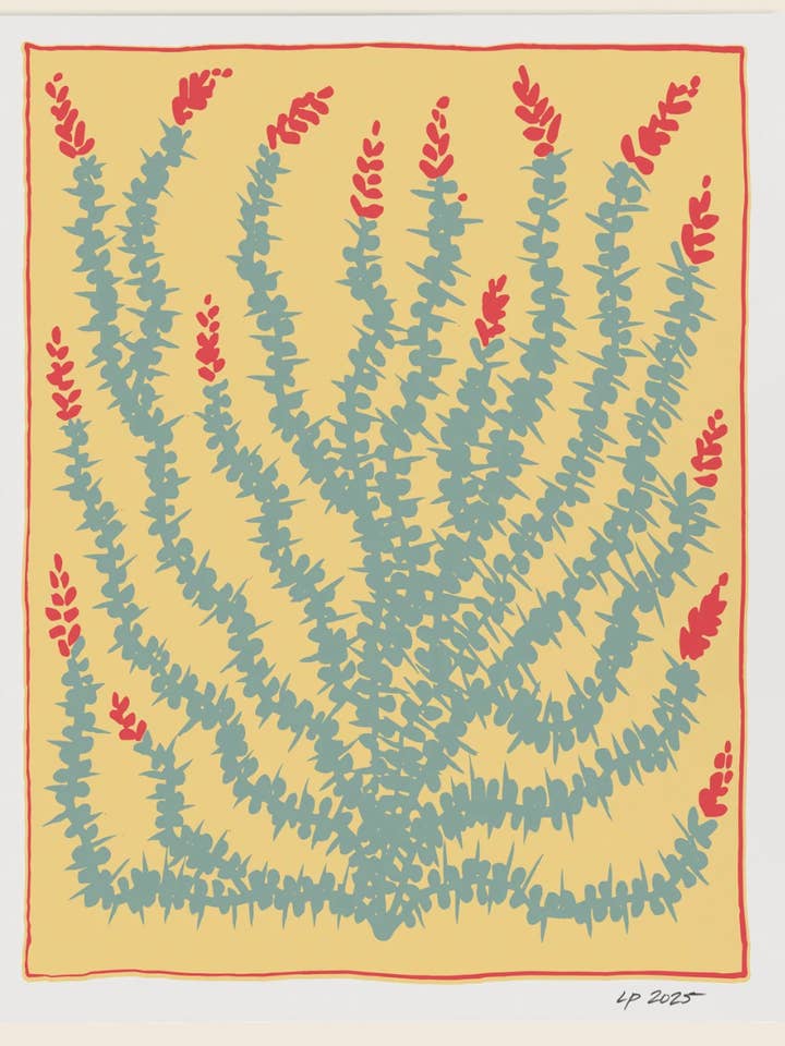 Kunsttryk Ocotillo for engroshandel hos Lonely Palm Ranch