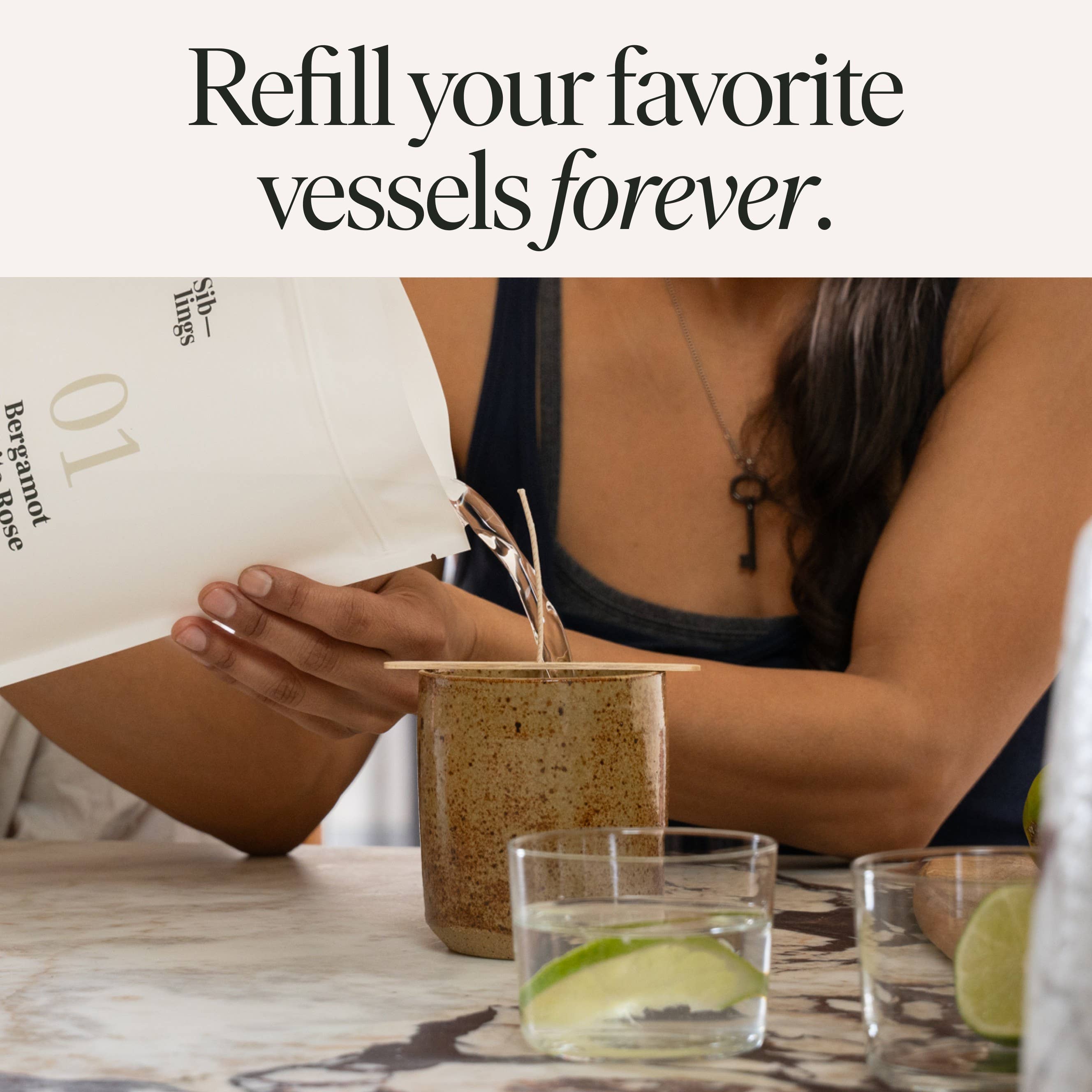 Siblings - Wholesale Jar/Filled Candle - No 01 — Bergamot, White Rose, Oakmoss, 10 oz4