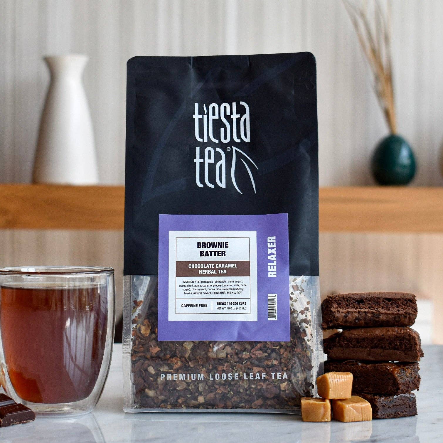 Tiesta Tea Company (loose leaf teas & accessories) - Vente Thé en vrac - Pâte à Brownie - Thé aux Herbes Chocolat Caramel17