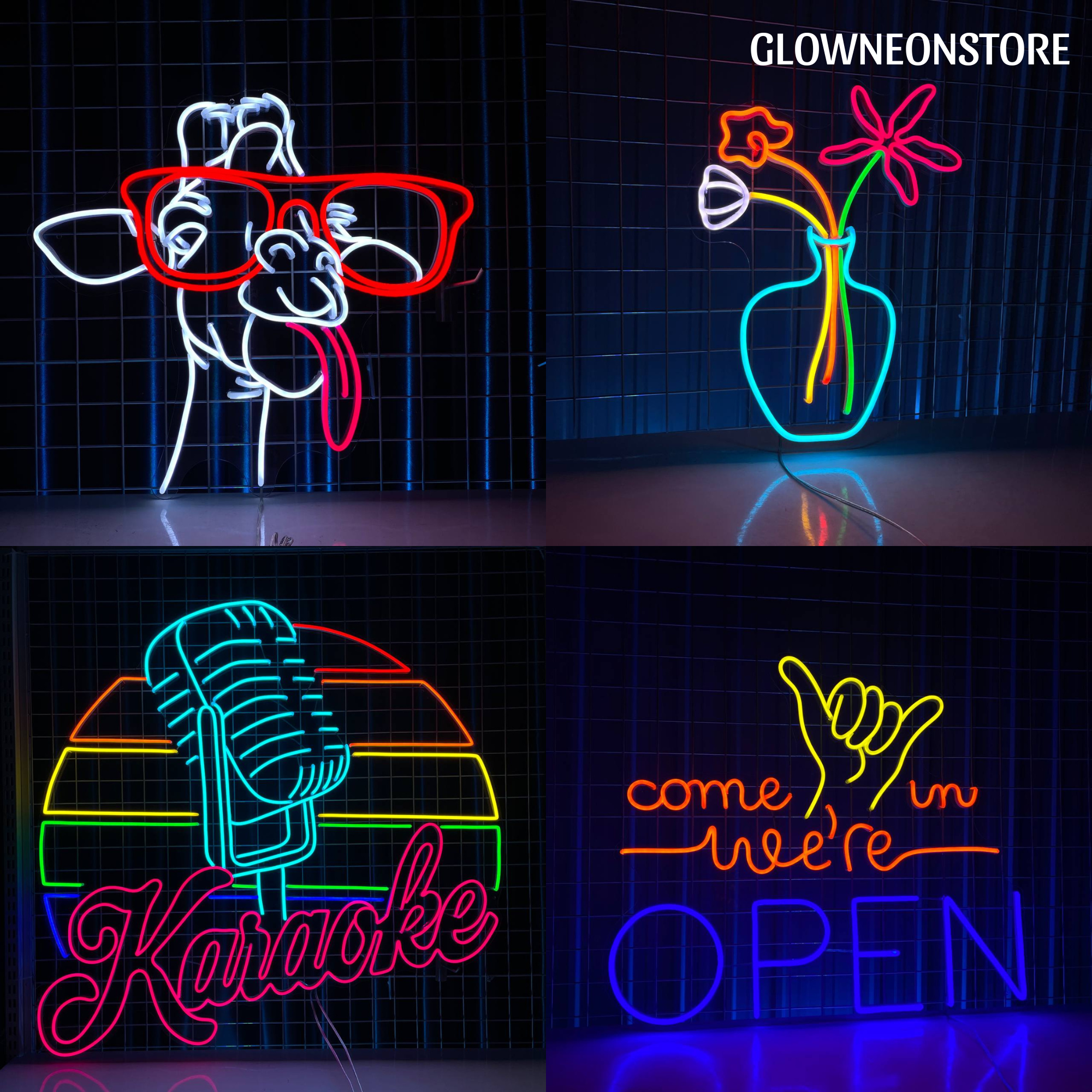 Glow Neon - Wholesale Neonbord - Aangepaste naam Neon Logobord, personaliseer Neon Led Sign Decor9