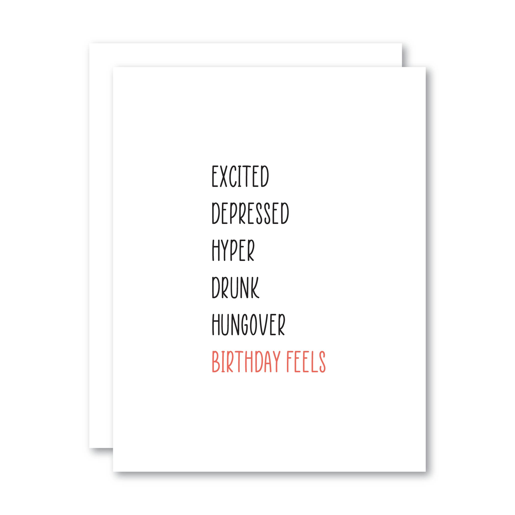 Stevie + Bean Paperie - Venta al por mayor Tarjetas de cumpleaños - Tarjeta de felicitación de cumpleaños con resaca, diseño de hiper borracho0