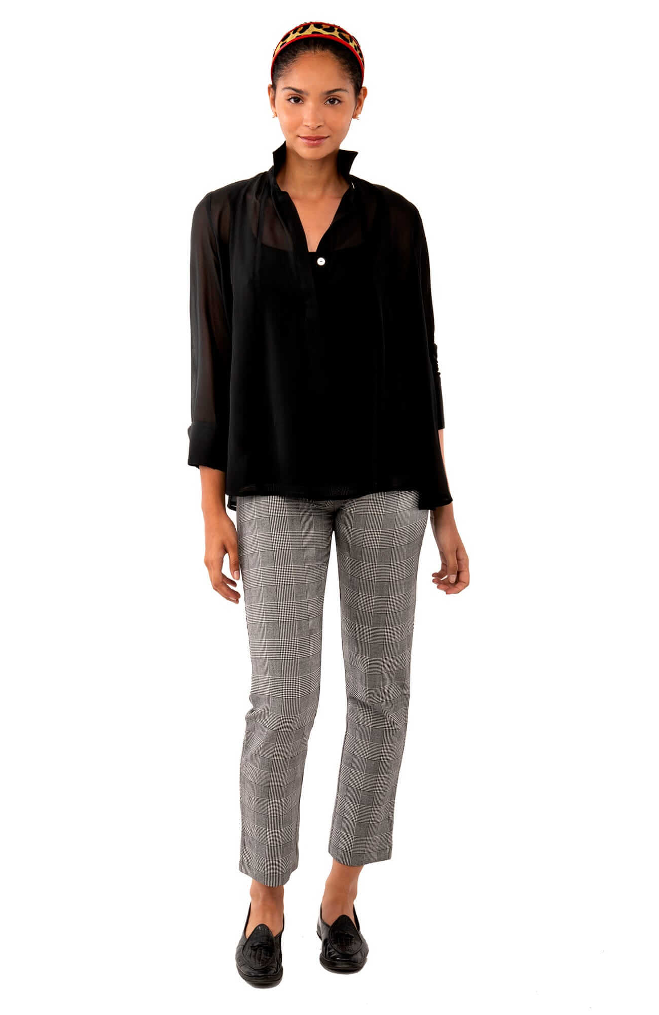 Gretchen Scott LLC - Wholesale Blouse - Women's - Chiffon Seamed Top3