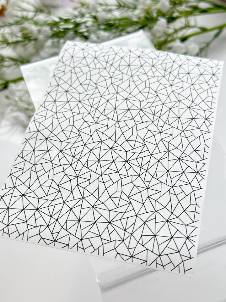 Transfer Paper 337 Black & White #2 | Image Water Transfer for wholesale by Tera Clay