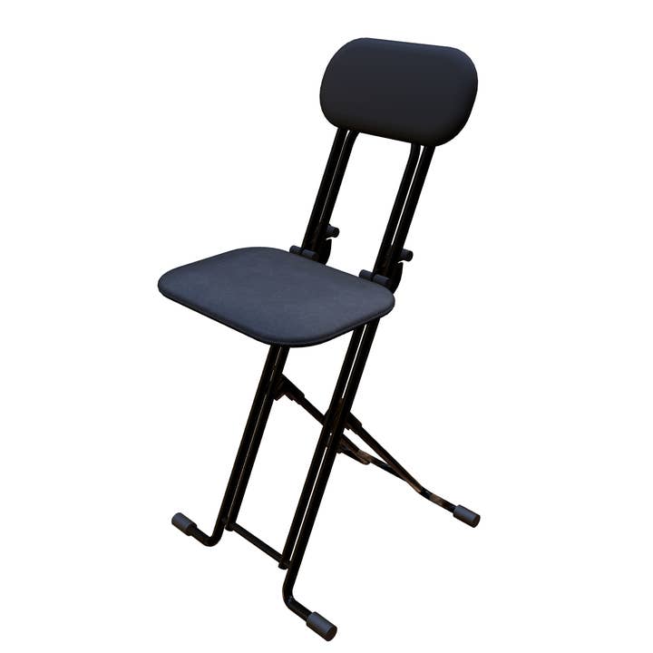 Sophisticated Folding Chair - Terrace - BK/BK/Stepless for wholesale by Plateau Chair