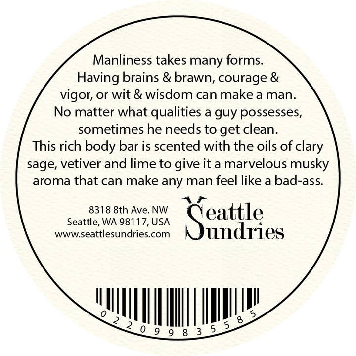 Seattle Sundries - Wholesale Bar Soap - Men's - Manly Man Soap3