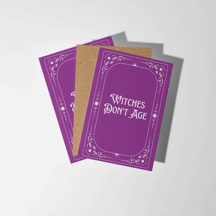 PulpKo - Wholesale Birthday Card - Witches Don't Age Card2