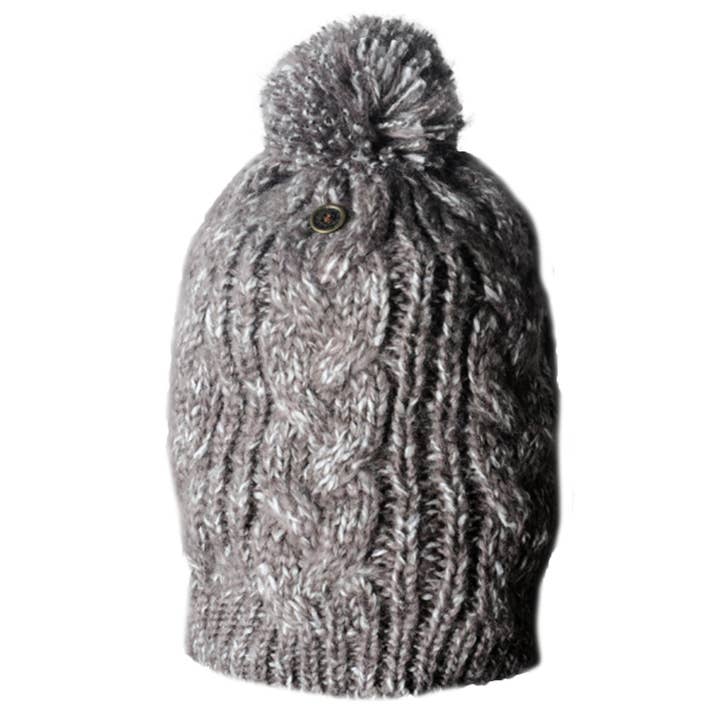 The Consciousness Beanie - Chocolate Marl for wholesale by Fallen Broken Street
