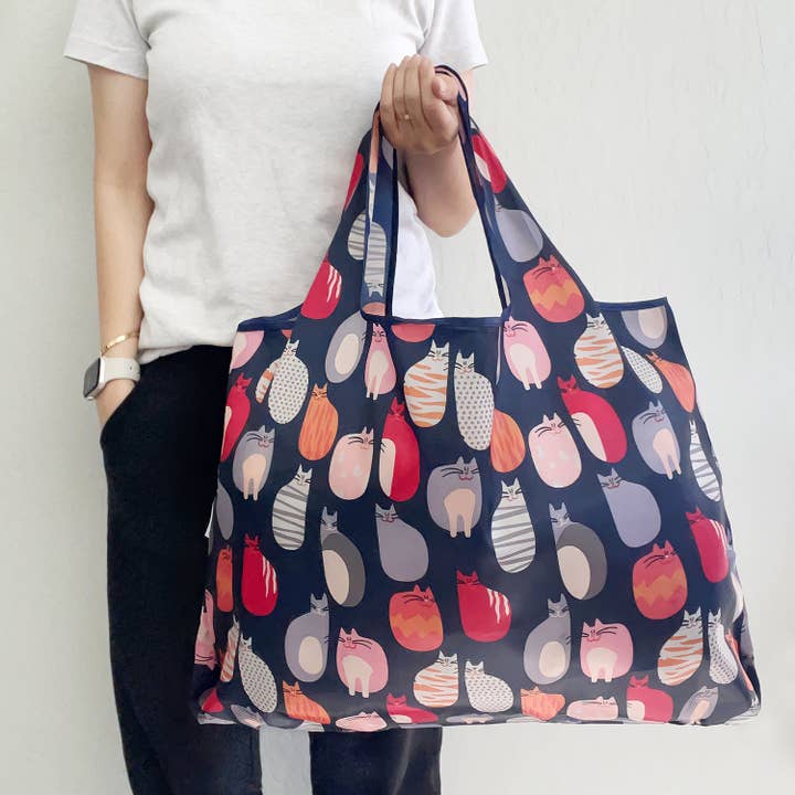 Wrapables.com - Vente Sacs de course/à provisions - Grand sac à provisions réutilisable en nylon écologique Wrapables12